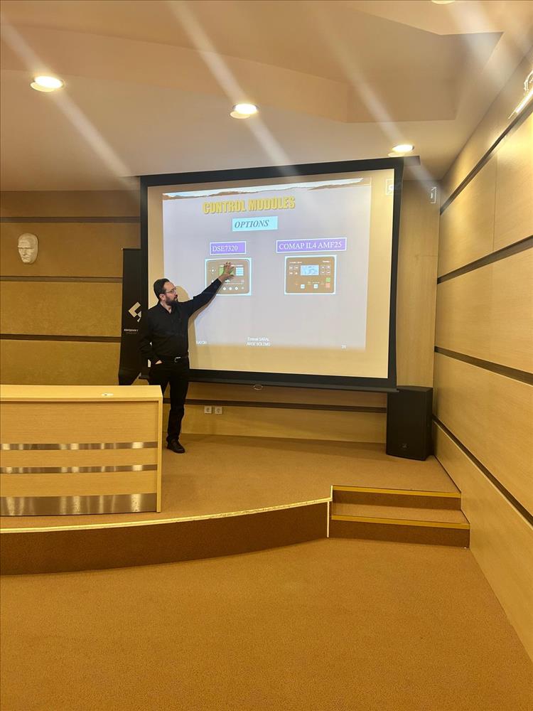 ESTÜ-EMSA Akademi Programında Jeneratör Sistemlerinin Teknik Temelleri Ele Alındı