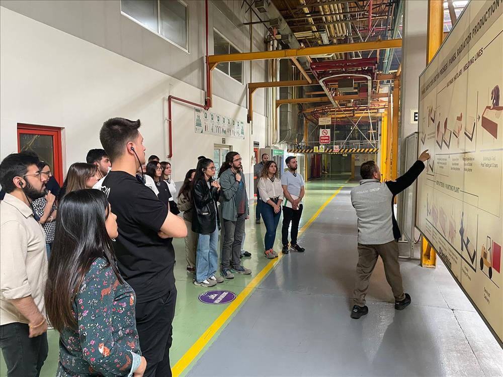 ESTÜ-Vaillant Group Kalite Akademi Kapsamında Bozüyük Tesislerine Teknik Gezi Gerçekleştirildi