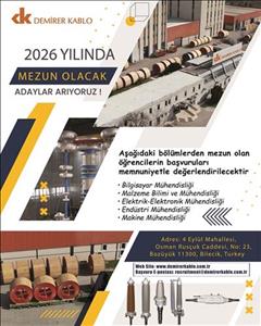ESTÜ 2026 Mezun Mühendis Adayları İçin Demirer Kablo'da Kariyer Fırsatı