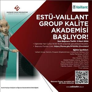 ESTÜ-VAILLANT GROUP KALİTE AKADEMİSİ BAŞLIYOR!