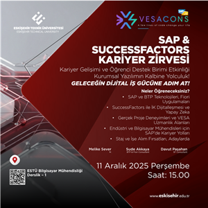 VESACONS SAP  & SUCCESSFACTORS KARİYER ZİRVESİ