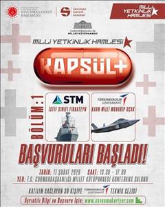  Milli Yetkinlik Hamlesi KAPSÜL + Programı BÖLÜM 1 Başvuruları BAŞLADI!